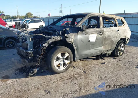 2022 Toyota Highlander Le from USA, damaged, VIN 5TDZZRAH7NS092184